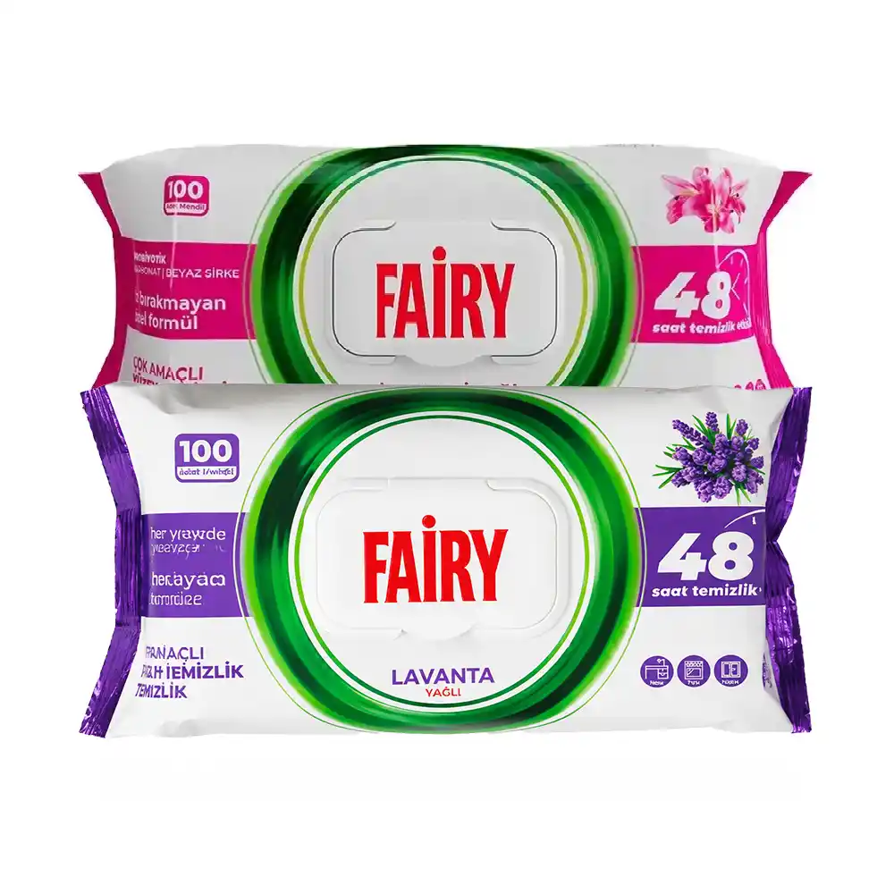 دستمال نظافت چندمنظوره fairy با رایحه گل لیلیوم
