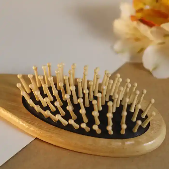 شانه بامبو چوبی