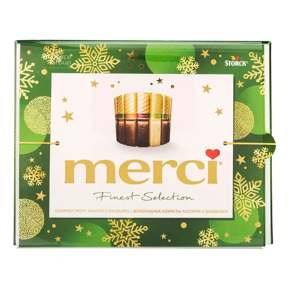 شکلات Merci سلکشن کریسمسی سبز