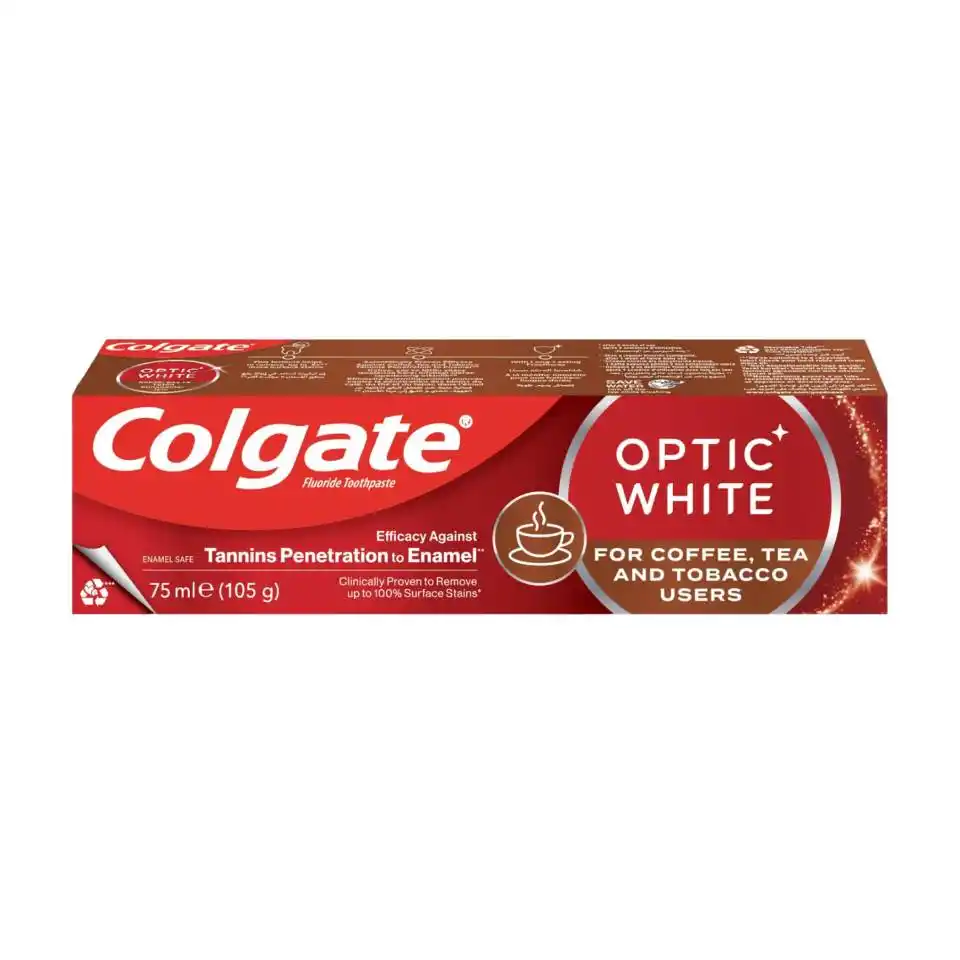 خمیر دندان سفیدکننده  colgate مدل Optic White