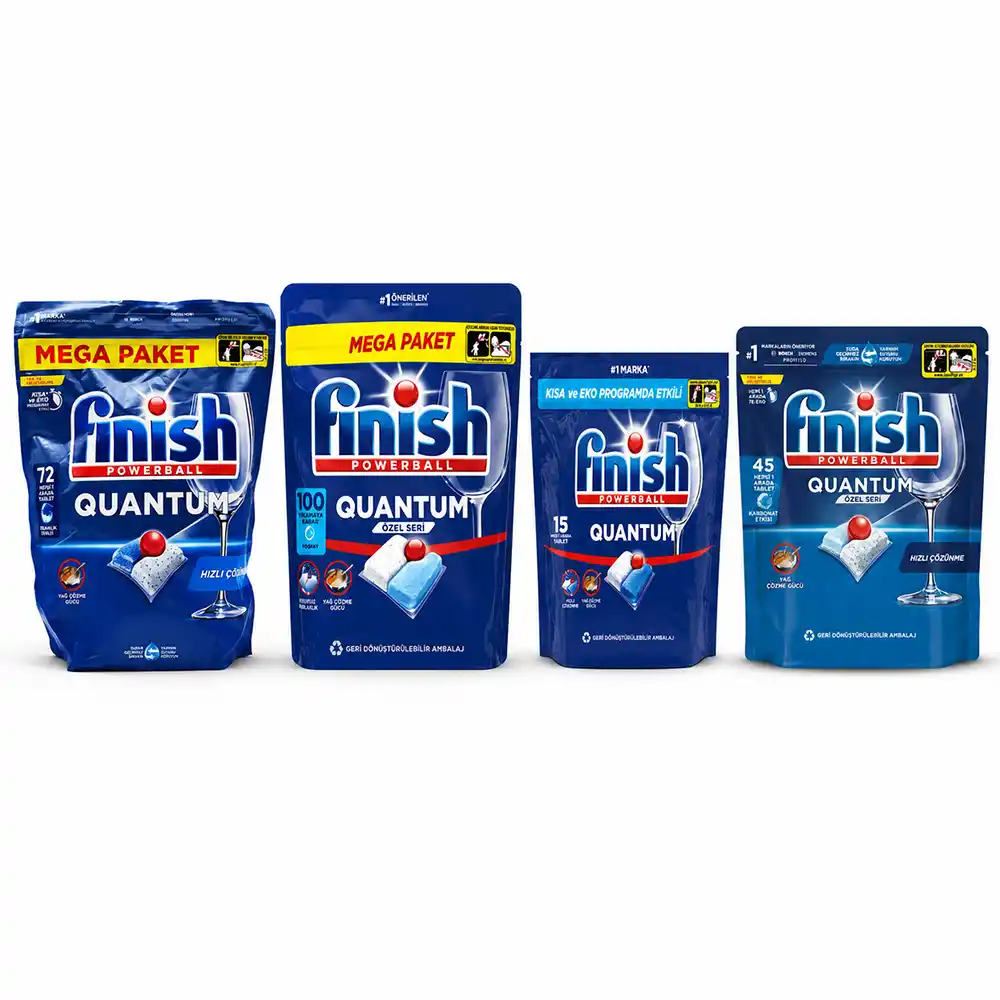 قرص ماشین ظرفشویی Finish پاوربال کوانتوم