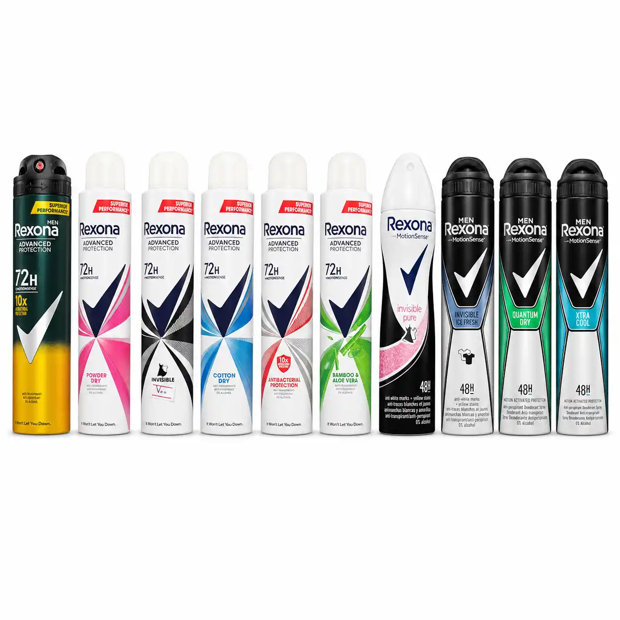 اسپری‌های ضدتعریق رکسونا (Rexona)