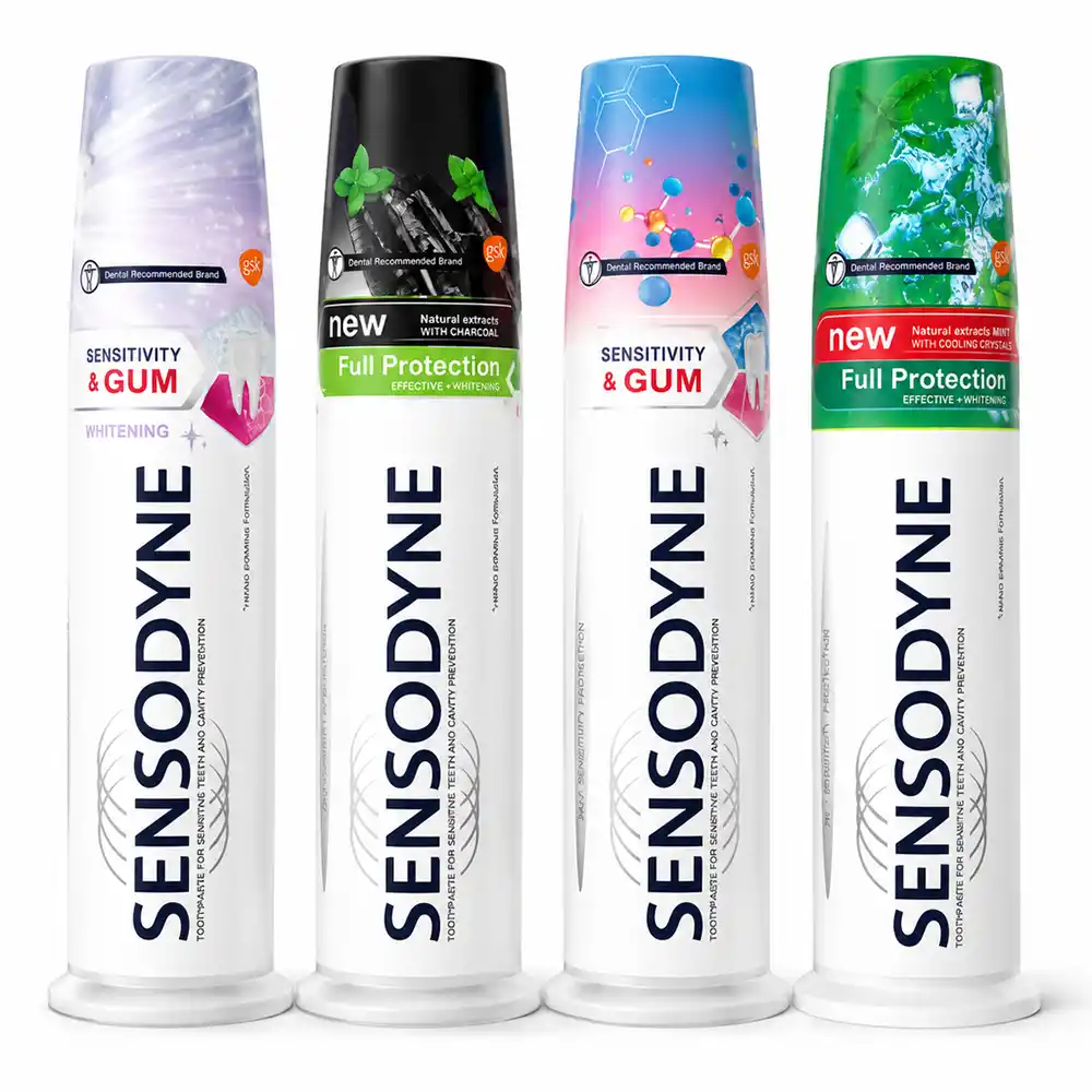 خمیردندان سنسوداین پمپی Sensodyne