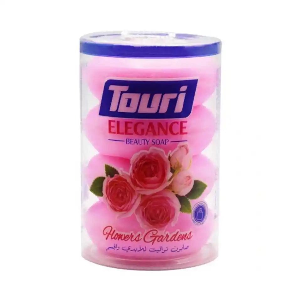 صابون لیوانی touri آردن مدل ELEGANCE با رایحه گل رز