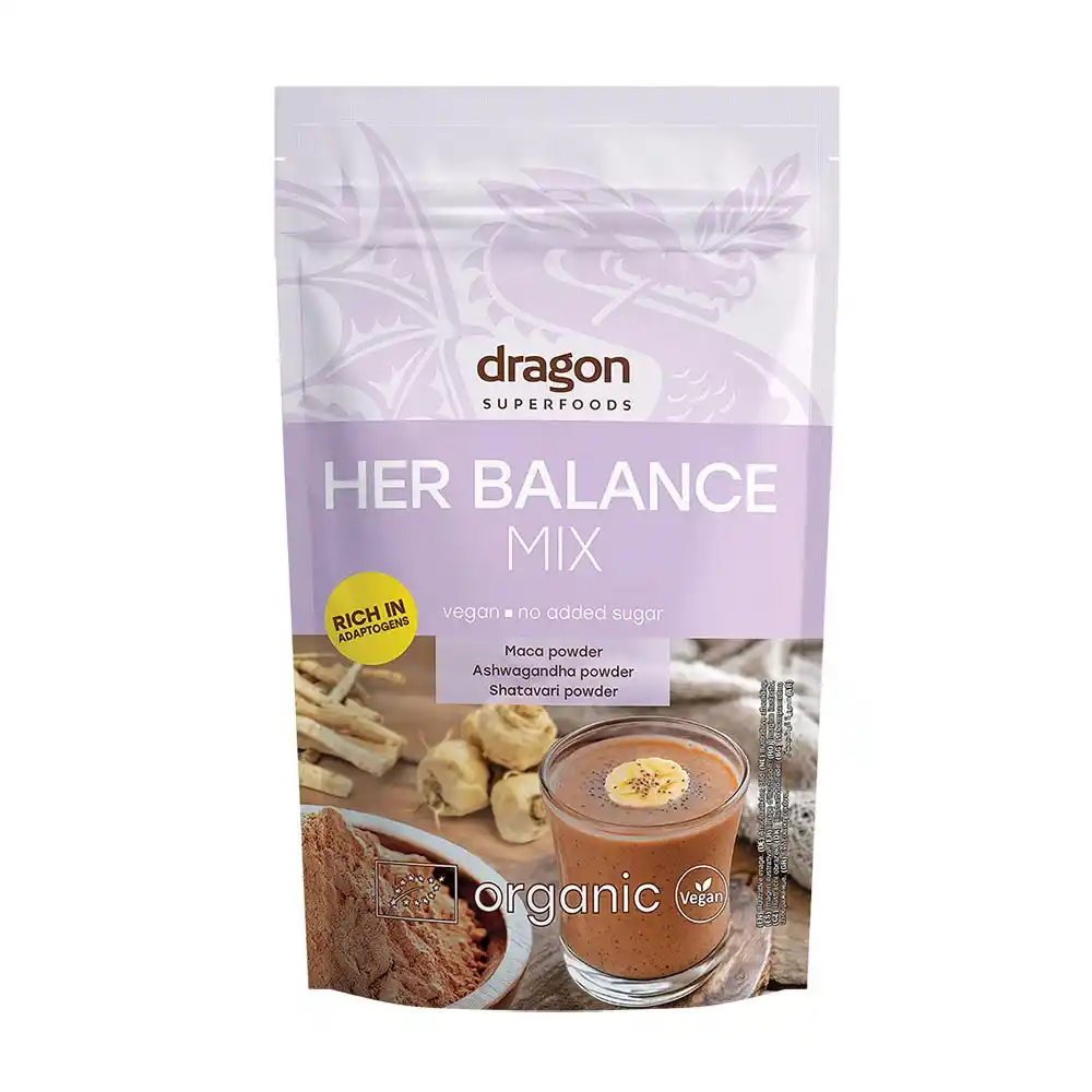 پودر سوپرفود ارگانیک دراگون Her Balance Mix