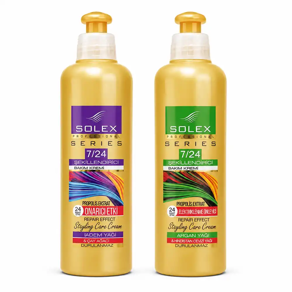 کرم مراقبت و حالت‌دهنده مو سولکس سری Solex Professional