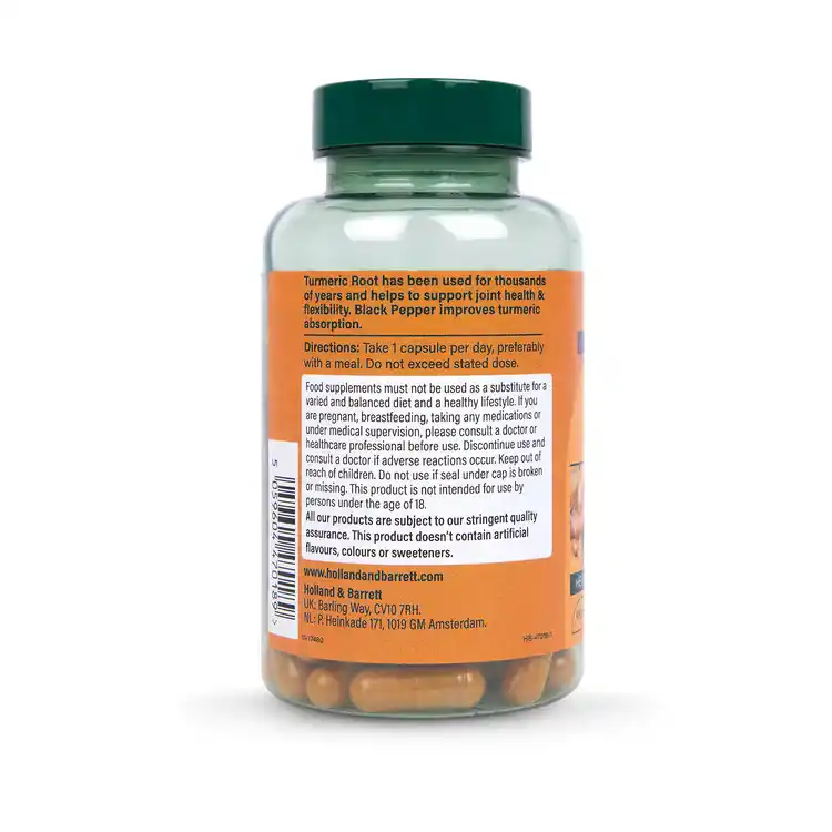 مکمل زردچوبه و فلفل سیاه Holland & Barrett