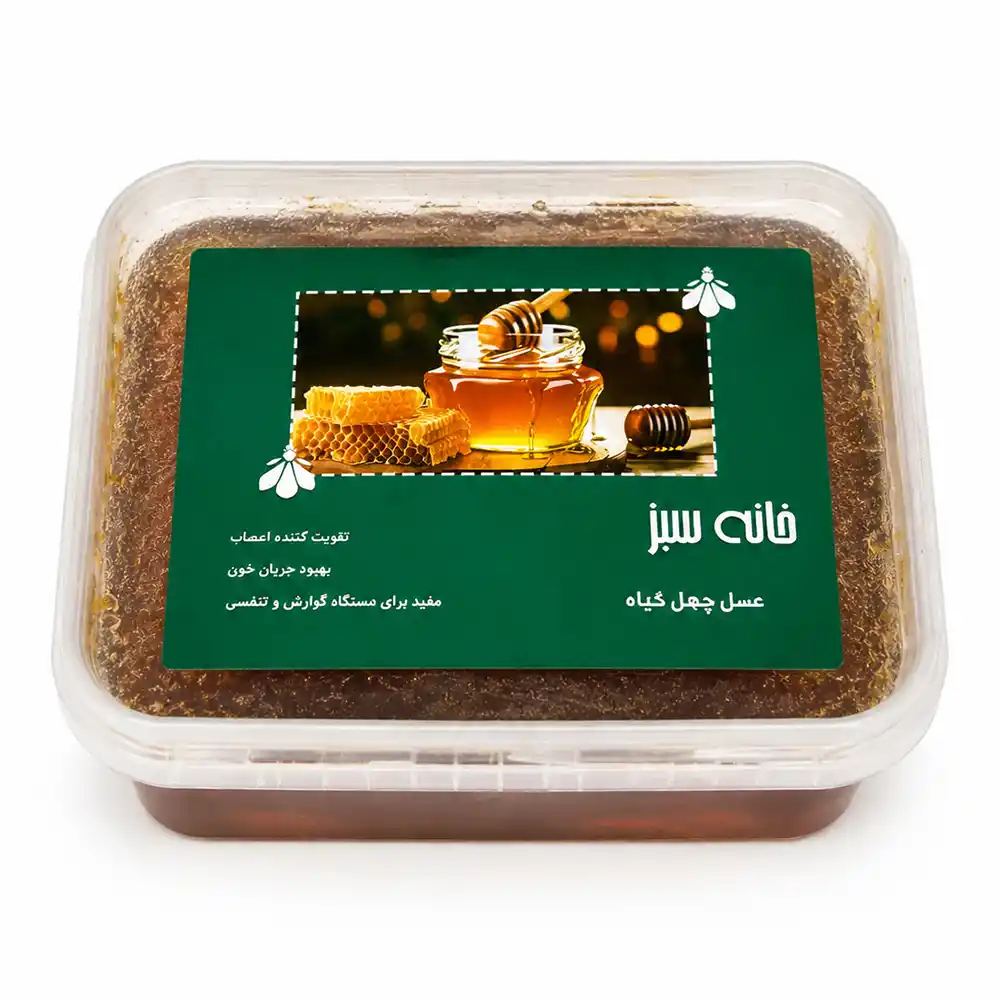 عسل‌ طبیعی و گرده گل