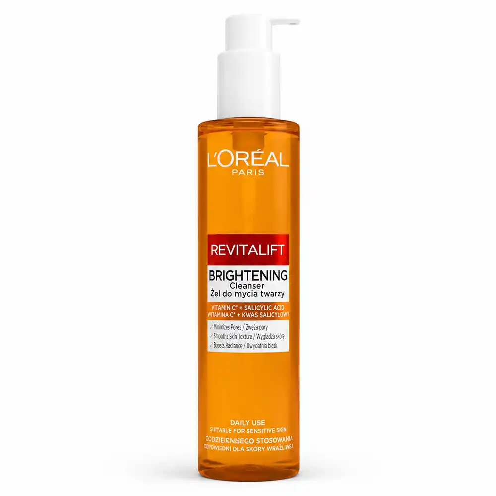 ژل شستشوی صورت و روشن‌کننده صورت Loreal