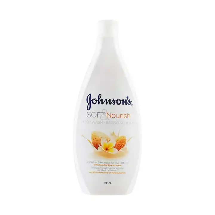 شامپو بدن بادام وگل یاس johnson مدل Soft & Nourish