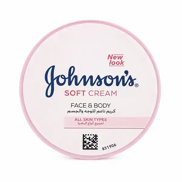 کرم نرم کننده صورت و بدن Johnson’s